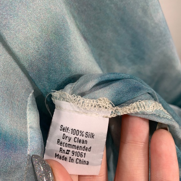 Biya by Johnny Was Orinoco Heavens Silk Tunic NWT - Picture 3 of 6